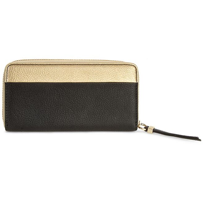 Tommy Hilfiger Ajándékszett Tommy Hilfiger Rachel Gift Set: Large Z/A Wallet + Keyf AW0AW01744 Black/Gold 902