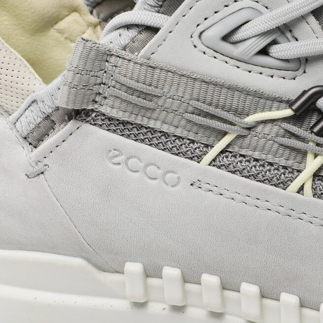 ECCO Sneakersy ECCO Zipflex W 80386301379 Concrete