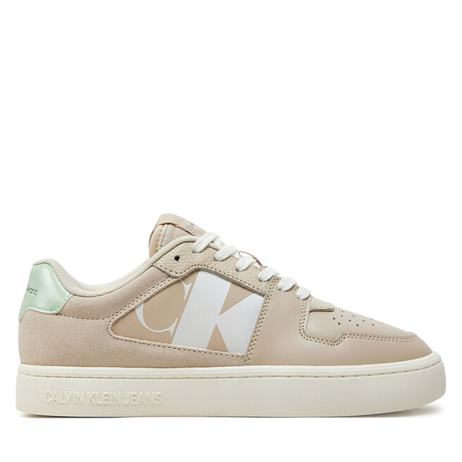 Sneakersy Calvin Klein Jeans Classic Cupsole Low Nbs - Écru