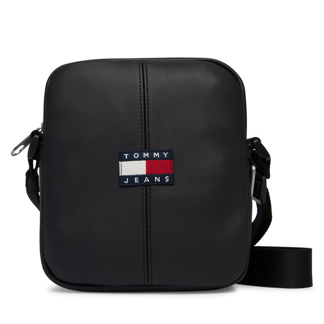Saszetka Tommy Jeans Tjm Ess Daily Pu Reporter AM0AM14292 Czarny -