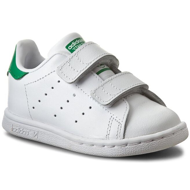 Buty adidas Stan Smith Cf I M20609 Ftwwht Ftwwht Green eobuwie