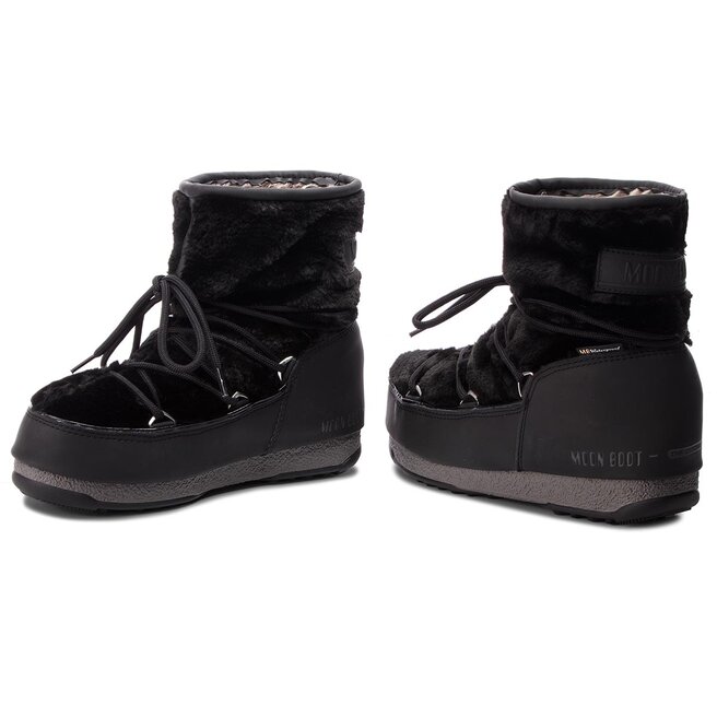 Moon Boot Śniegowce Moon Boot Monaco Low Fur 24008500001 Black