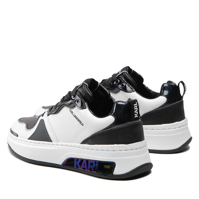 KARL LAGERFELD Sneakers KARL LAGERFELD KL62024 White Lthr W/Black