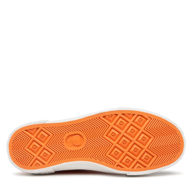 KARL LAGERFELD Кецове KARL LAGERFELD KL60316 Orange Canvas