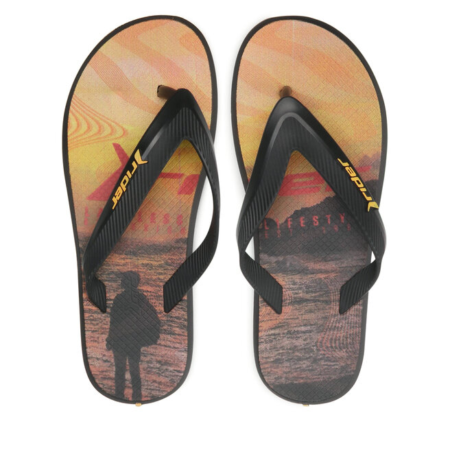 Rider Flip-flops Rider R1 Energy Inf 11728 Black/Black/Yellow 26012