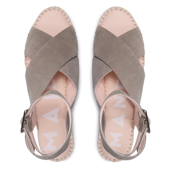 Manebi Еспадрили Manebi Wedges W Belt W 1.9 Wb Vintage Taupe 1