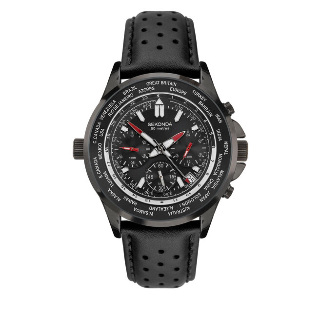 Sekonda Karóra Sekonda 1864 Black/Black