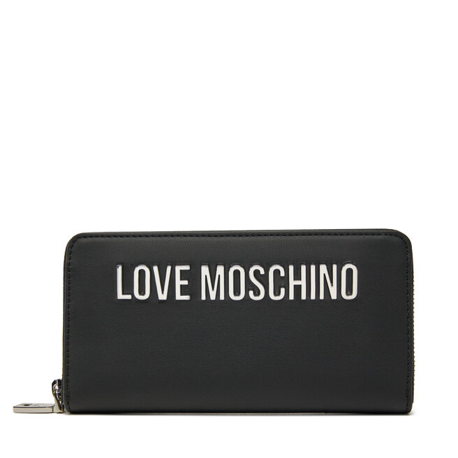 Duży Portfel Damski LOVE MOSCHINO - Czarny