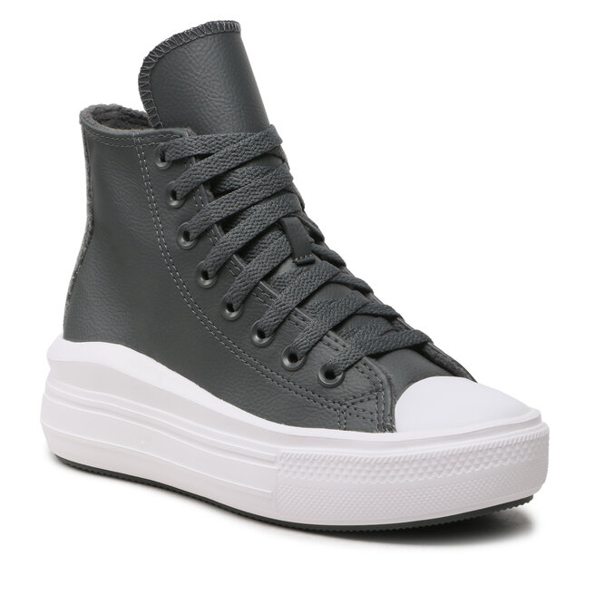 Sneakers Converse Ctas Move Hi A01344C Iron Grey/White