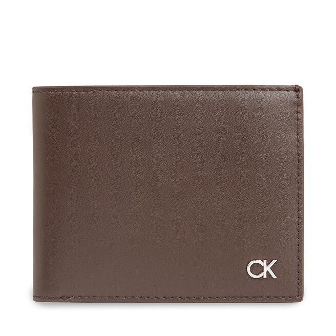 Duży Portfel Męski Calvin Klein Metal Ck - Czarny