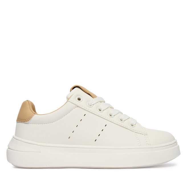 Sneakersy Calvin Klein Low Cut Lace-Up V3X9-83301-1355A M Biały - dziewczęce