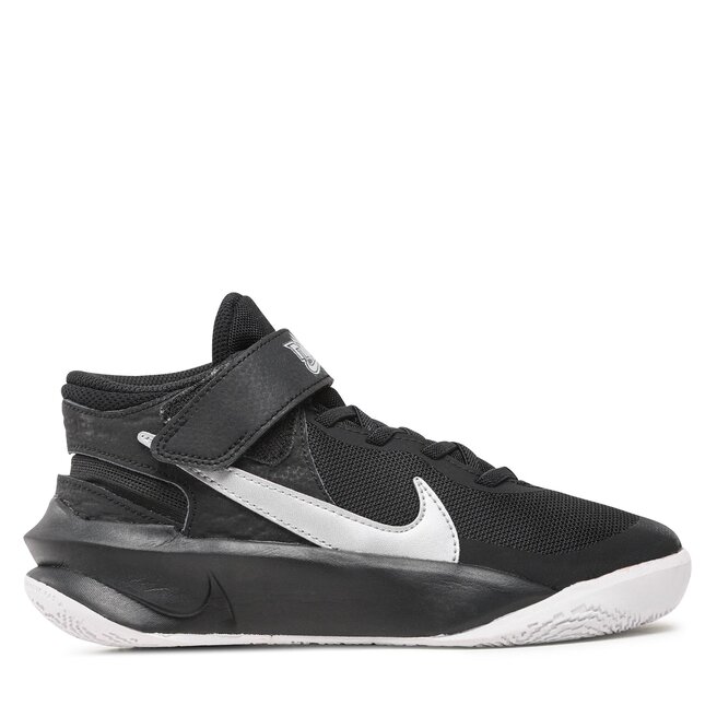 Nike Scarpe Nike Team Hustle D 10 Flyease (GS) DD7303 004 Black/Metallic Silver/Volt