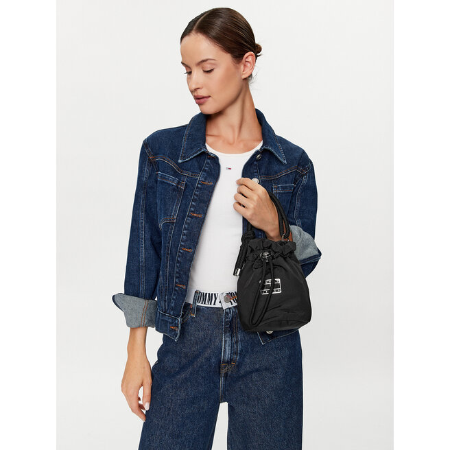 Tommy Jeans Kabelka Tommy Jeans Tjw Beach Summer Bucket Bag AW0AW14582 BDS