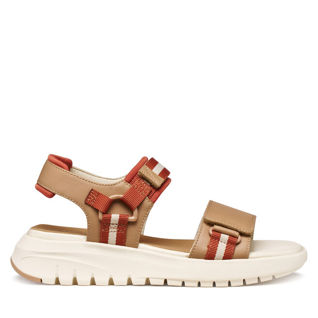 Sandały Geox D Flextride S D65BSC 05415 C5A6B Brązowy - kobiece