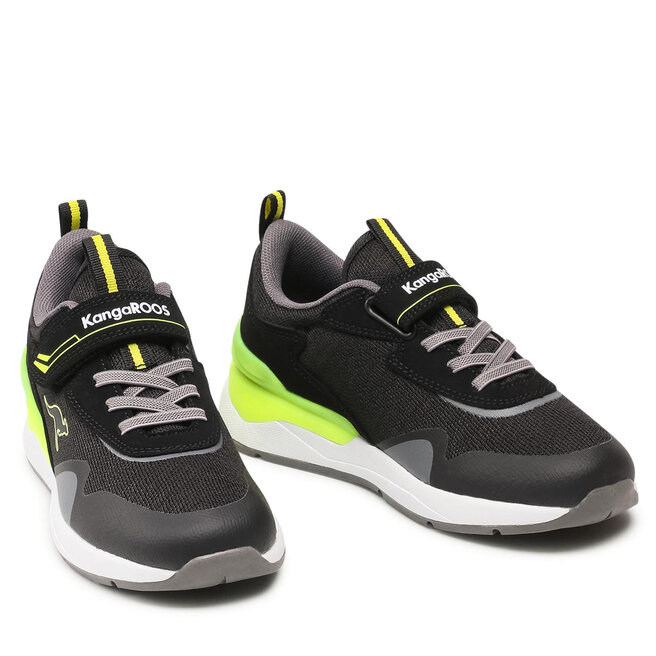 Sneakers KangaRoos Yellow 5062 Ev S Kd-Gym Jet 18722 Black/Neon 000