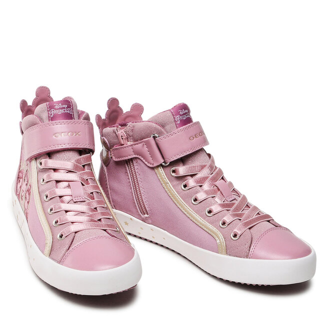 Schn rschuhe Geox Wei e Sneaker f r Herren Pink Platinum