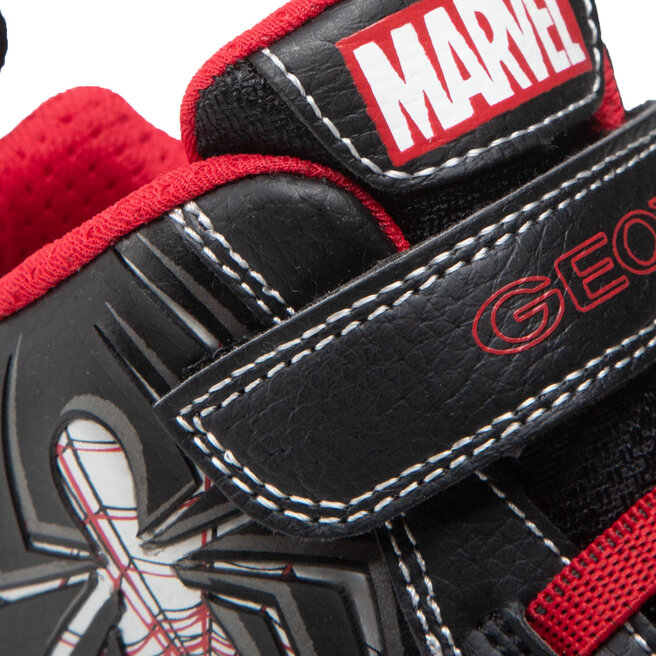 Geox Sneakersy Geox J Perth B. C J267RC 05411 C0048 S Black/Red