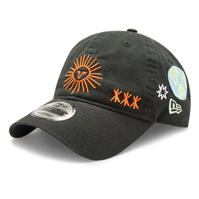 Καπέλο Jockey New Era Washed Graphic 60357997 Μαύρο