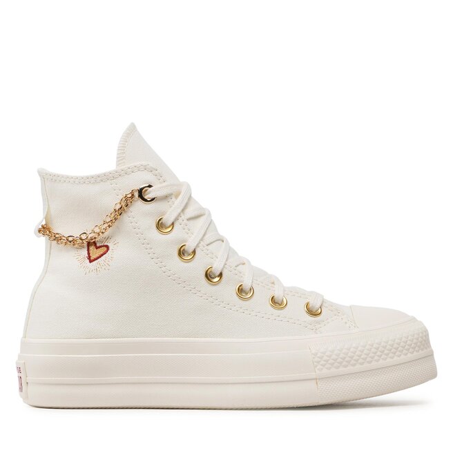 Converse Teniși Converse Ctas Lift Hi A04453C Egret/Thriftshop Yellow