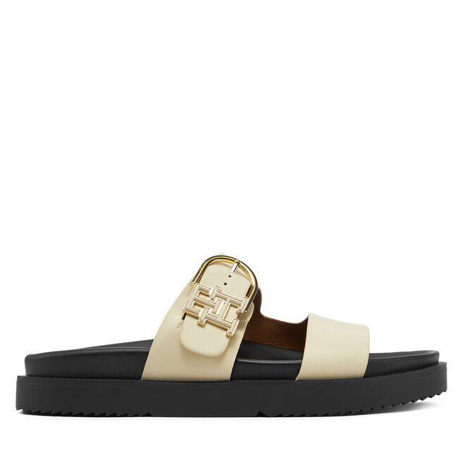 Klapki Tommy Hilfiger - Écru