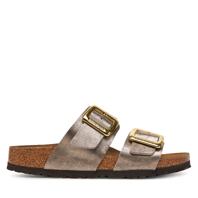 Klapki Birkenstock Sydney Cushion Buckle - Złoty
