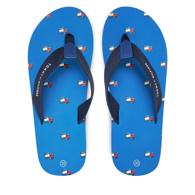 Japonki Tommy Hilfiger - S Niebieski