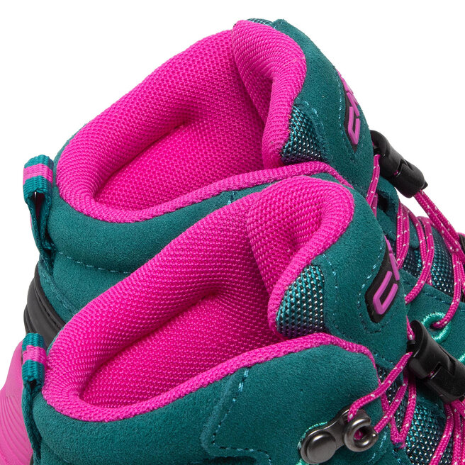 Trekkingschuhe CMP Kids Rigel Mid Trekking Shoes Wp 3Q12944 Lake/Pink