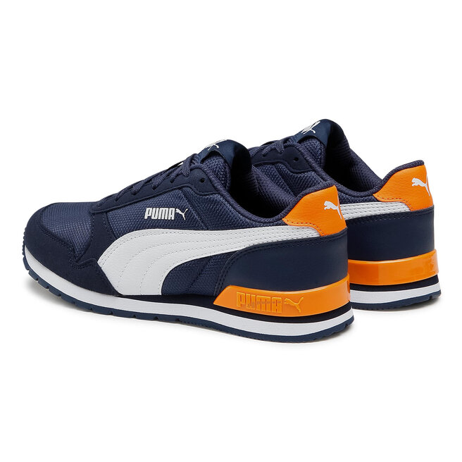 Laisvalaikio batai Puma St Runner V2 Mesh Jr 367135 13  Peacoat/White/Vibrant Orange • Www.eavalyne.lt