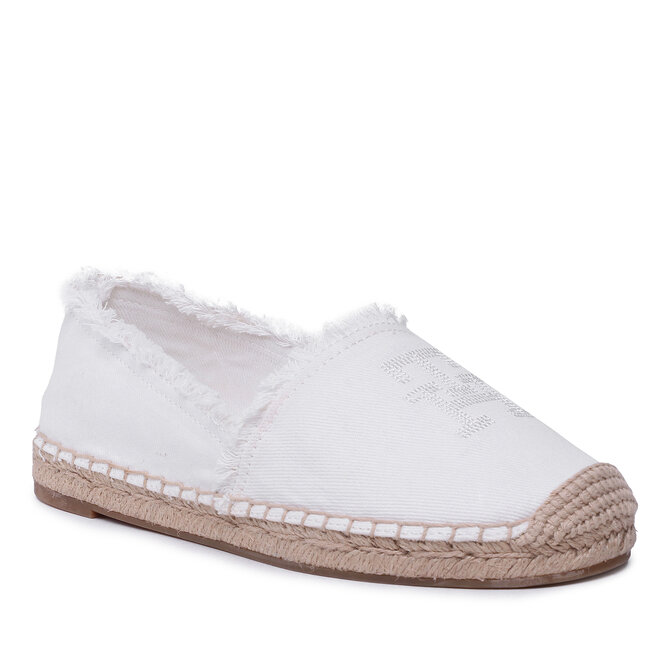 Tommy Hilfiger Espadrillas Tommy Hilfiger Ecru Denim Espadrille FW0FW07271 Ecru Denim 0LE