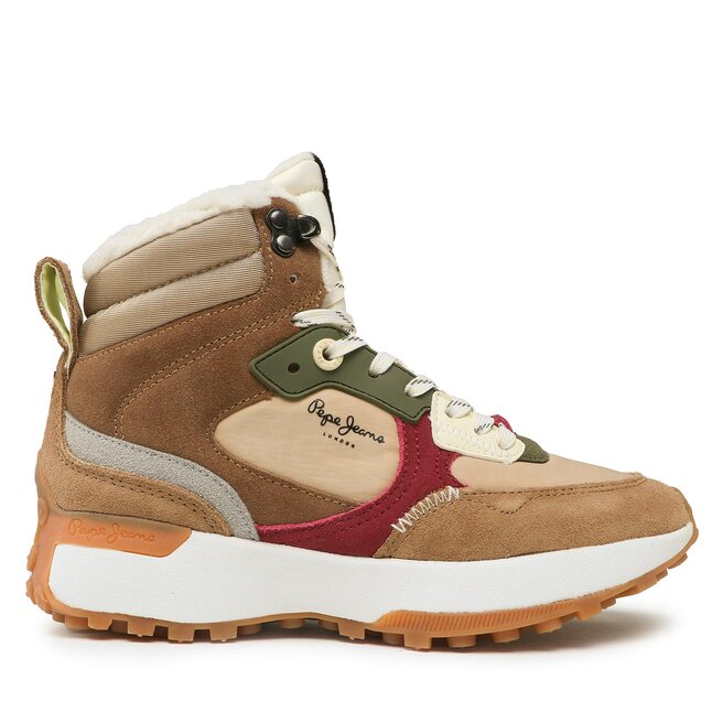 Sneakersy Pepe Jeans - Brązowy