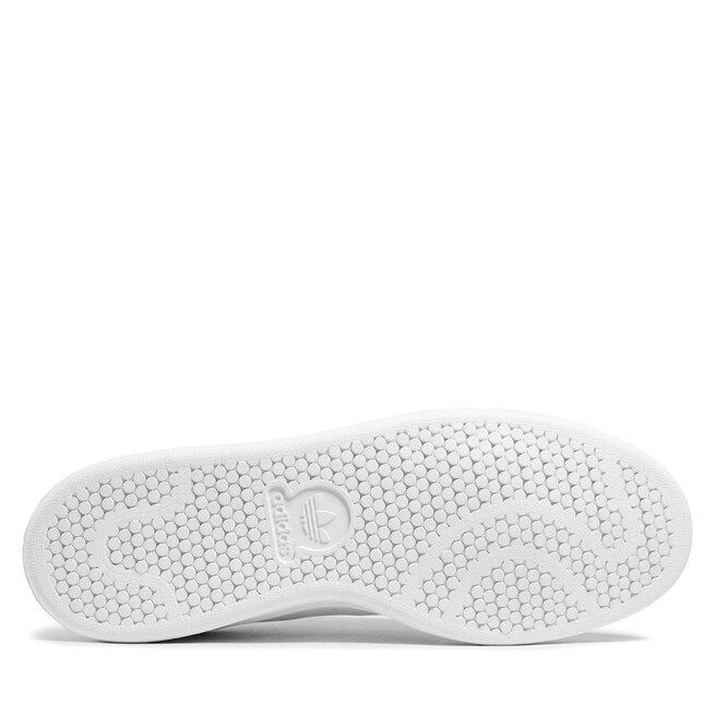 adidas Обувки adidas Stan Smith J H68621 Ftwwht/Ftwwht/Dkblue