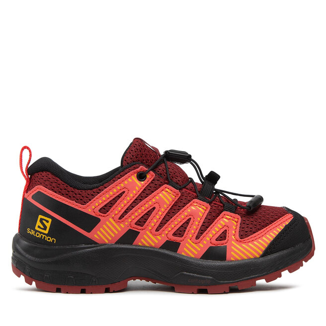Salomon Туристически Salomon Xa Pro V8 J 416138 09 W0 Red Dahlia/Black/Poppy Red