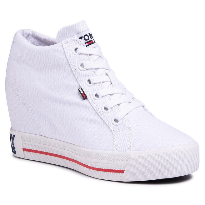 Tommy jeans outlet wedge sneaker