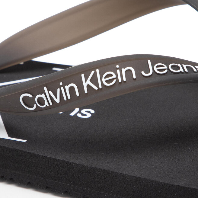 Calvin Klein Jeans Джапанки Calvin Klein Jeans Beach Sandal Monogram Tpu YM0YM00055 Black 00X
