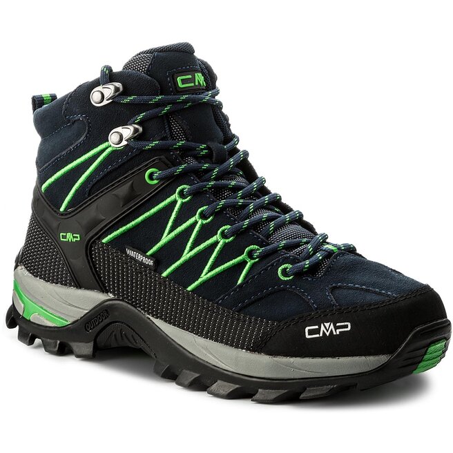 CMP Туристически CMP Rigel Mid Trekking Shoes Wp 3Q12947 B.Blue/Gecko 51AK