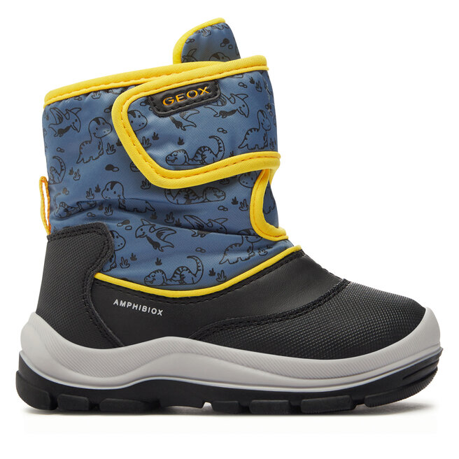 Śniegowce Geox B Flanfil Boy B Abx B263VE 0CEFU - S Niebieski