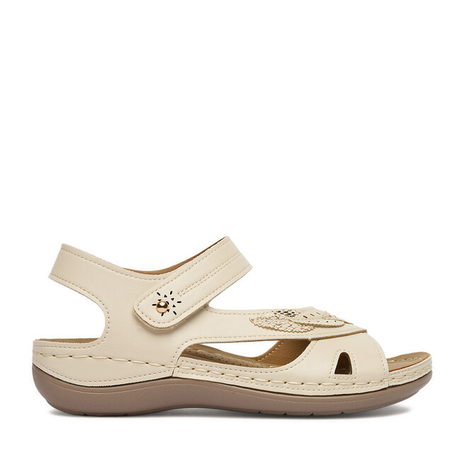 Sandały Go Soft CEO-W80085 Beżowy - kobiece
