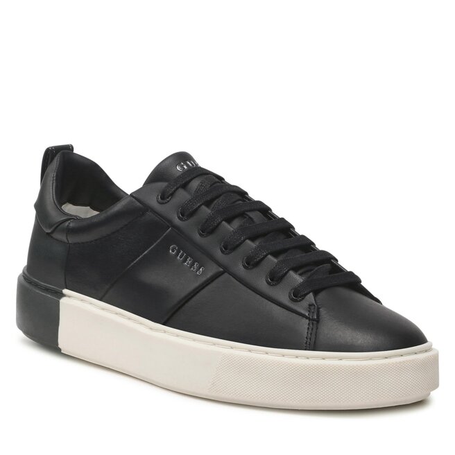 Sneakers Guess New Vice FM5NVI LEA12 BLKGR BLKGR imagine noua
