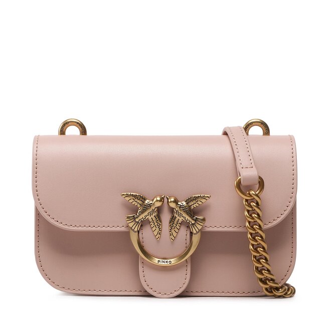 Geantă Pinko Love Bell Mini PE 23 PLTT 100048 A0F1 Cipria O81Q 100048 imagine noua gjx.ro