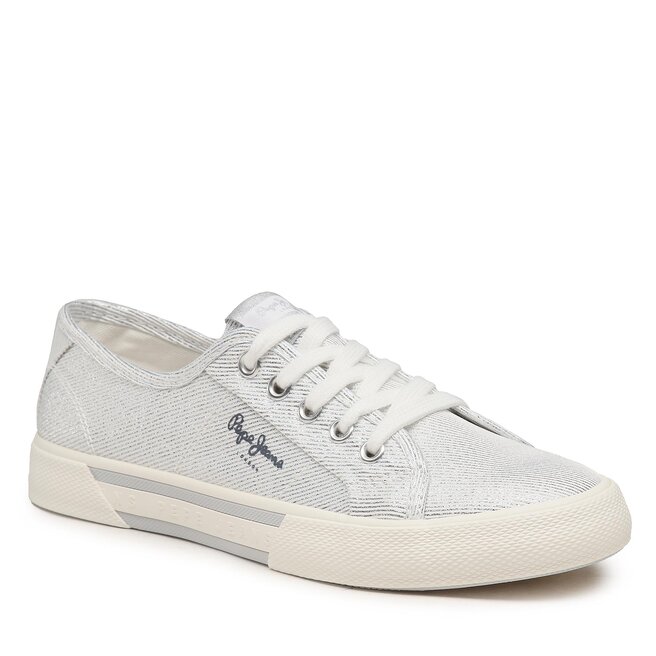 Teniși Pepe Jeans Brady Party W PLS31439 Silver 934