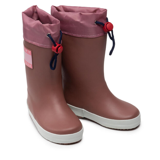 Tommy Hilfiger Gumicsizma Tommy Hilfiger Rain Boot T3X6-30766-0047 M Antique Rose 303