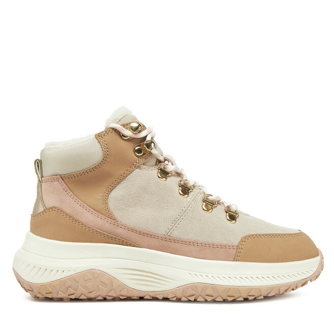 Sneakersy Geox D Oliviera + Grip D36VNC 02232 - Beżowy