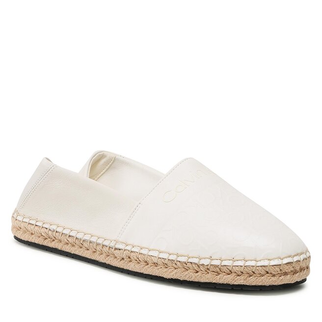 Calvin Klein Espadrile Calvin Klein Espadrille - Hf Moo HW0HW01456 Marshmallow Mono 0LI