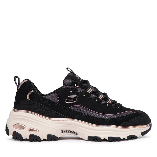 Sneakersy Skechers D'Lites 150873/BKRG Czarny