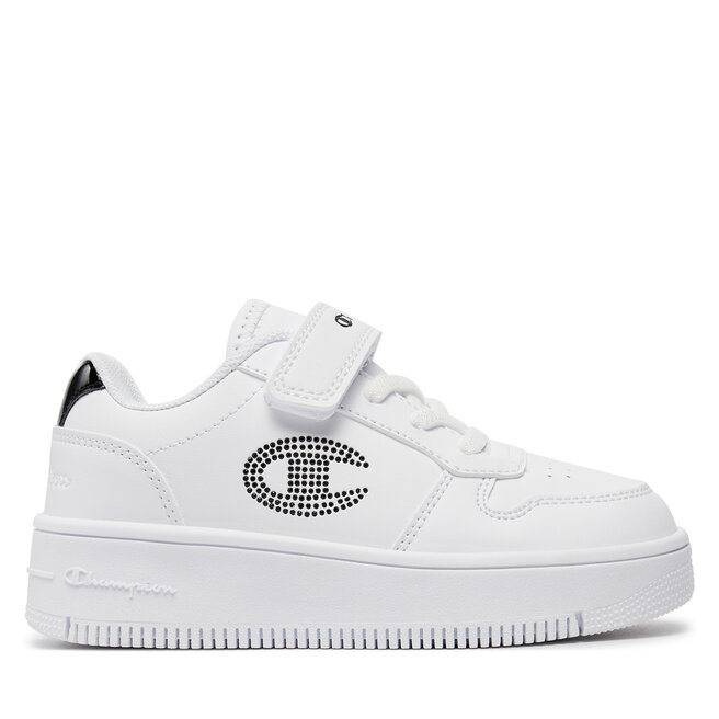 Sneakersy Champion Rebound Platform Glitter G Ps Low Cut Shoe - Biały