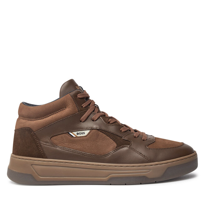 Sneakersy BOSS Baltimore - Brązowy