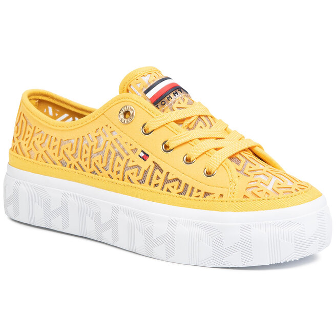 tommy monogram sneaker