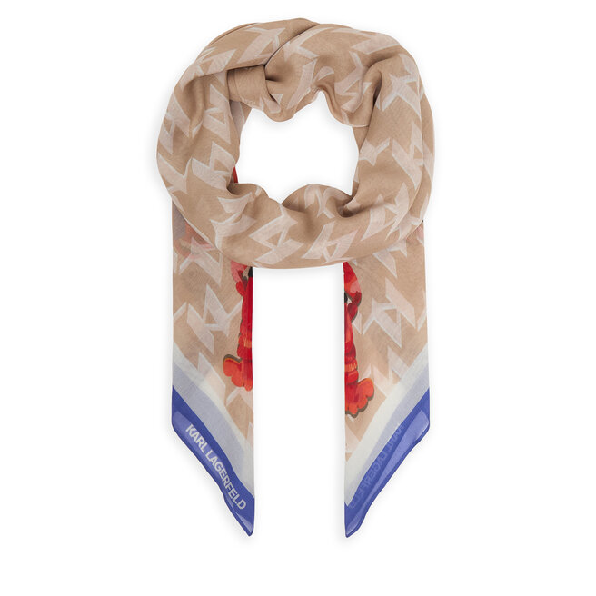 Chusta KARL LAGERFELD B2W33070 Beżowy jasny -