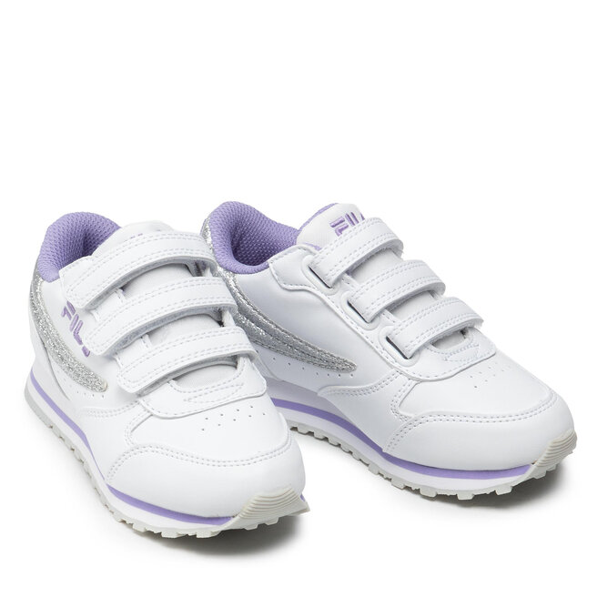 Fila Sportcipő Fila Orbit Velcro Low Kids 1010785.13065 White/Purple Rose