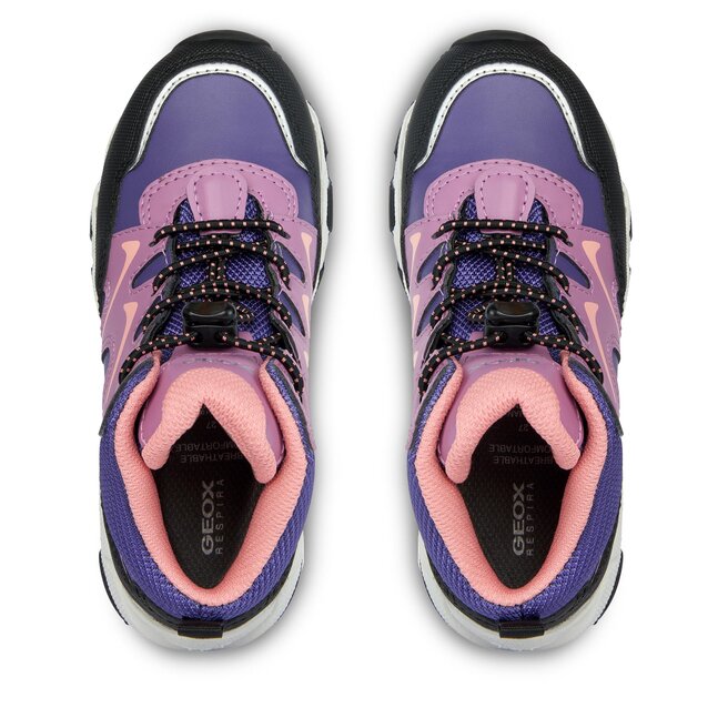 Geox Mädchen Sneaker Magnetar G. B - Atmungsaktiv, Leicht - Perfekte Kinderschuhe